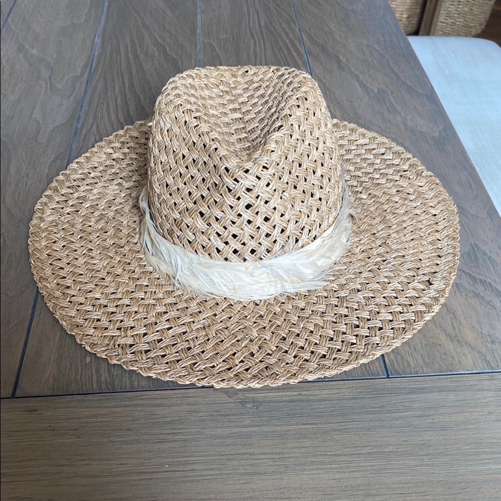 Eugenia Kim Natural Straw Hat with Black Band